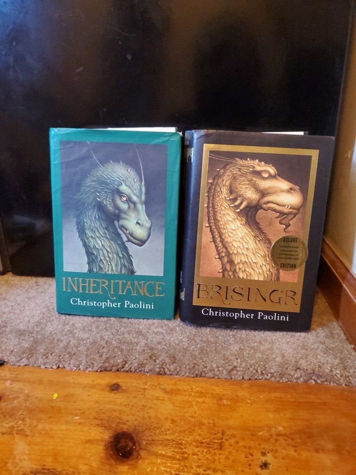 Brisingr & Inheritance by  Christopher Paolini 1st Edition Hardcover Books w/ DJ