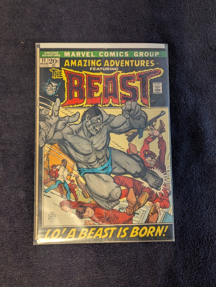 1972 Marvel Comics Amazing Adventures 11 Beast G