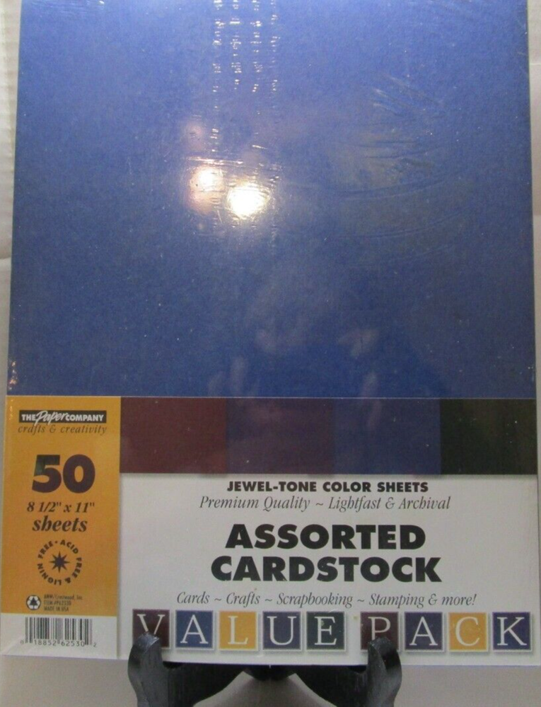 The Paper Company Acid Free Lignan Free Assorted Carstock - Jewel-Tone Colors-image