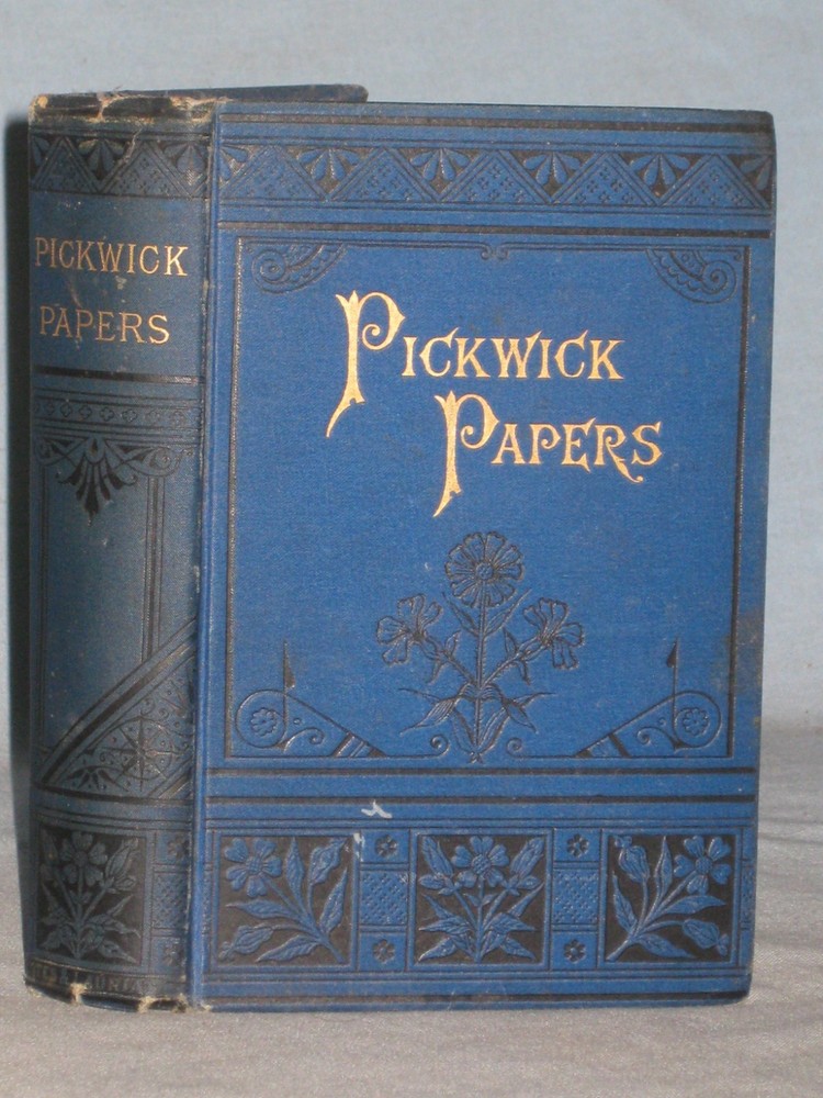 1886 Book The Posthumous Papers Of The Pickwick Club By Charles Dickens
