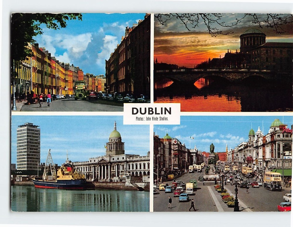 Postcard Places At Dublin Ireland