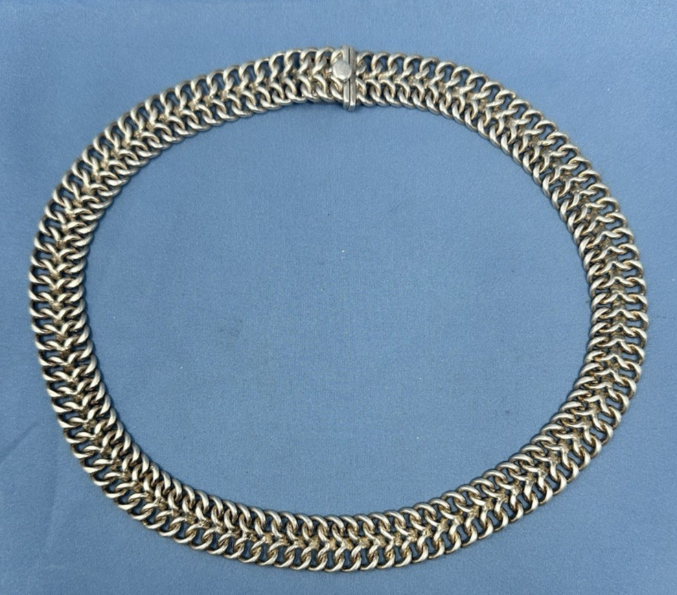Vintage Post-79 TAXCO Double Curb Link Rodolfo style 18