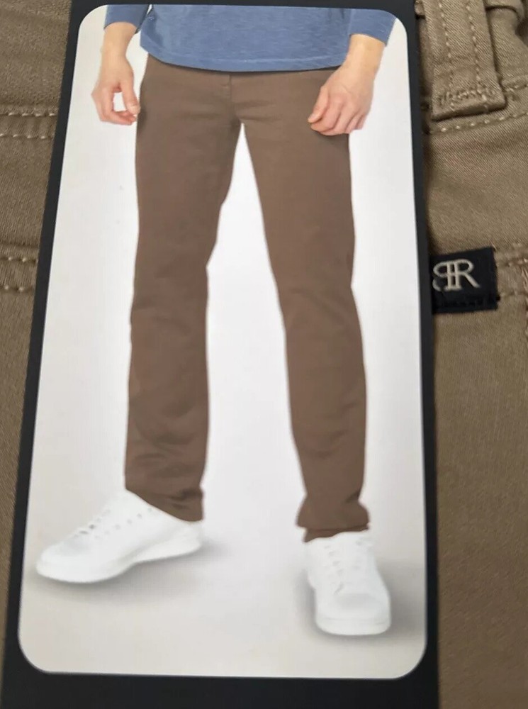 Banana Republic Men’s Slim Fit Stretch Fabric 5-Pocket Pant  Tan Size 32 X 29