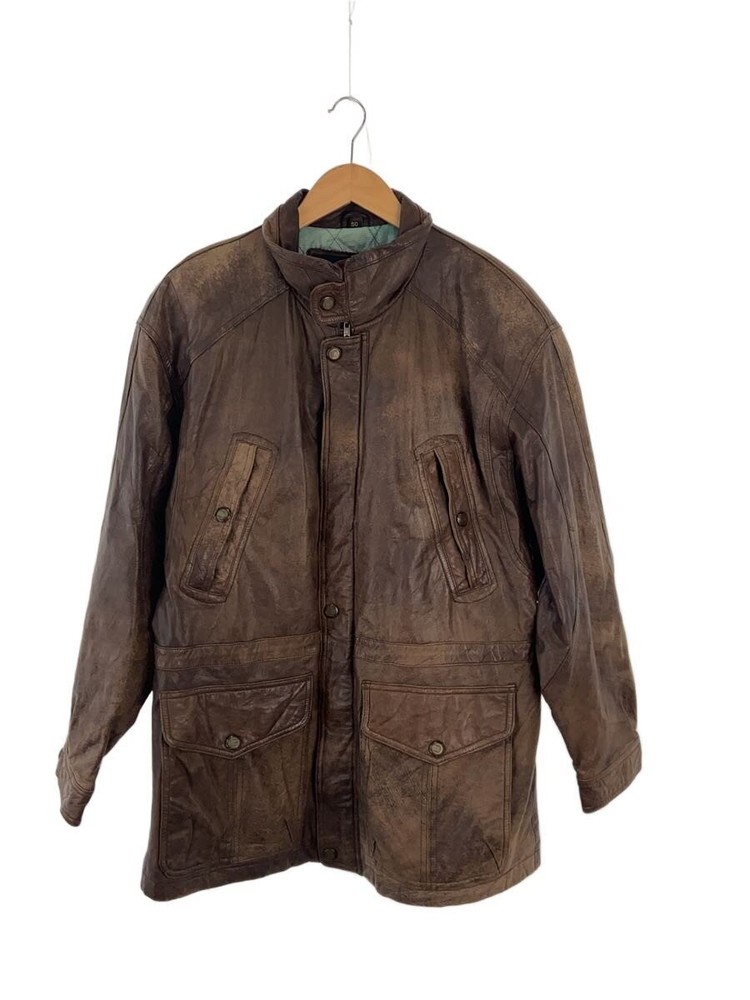Leather Jacket Blouson/50/Leather/Brw 3499