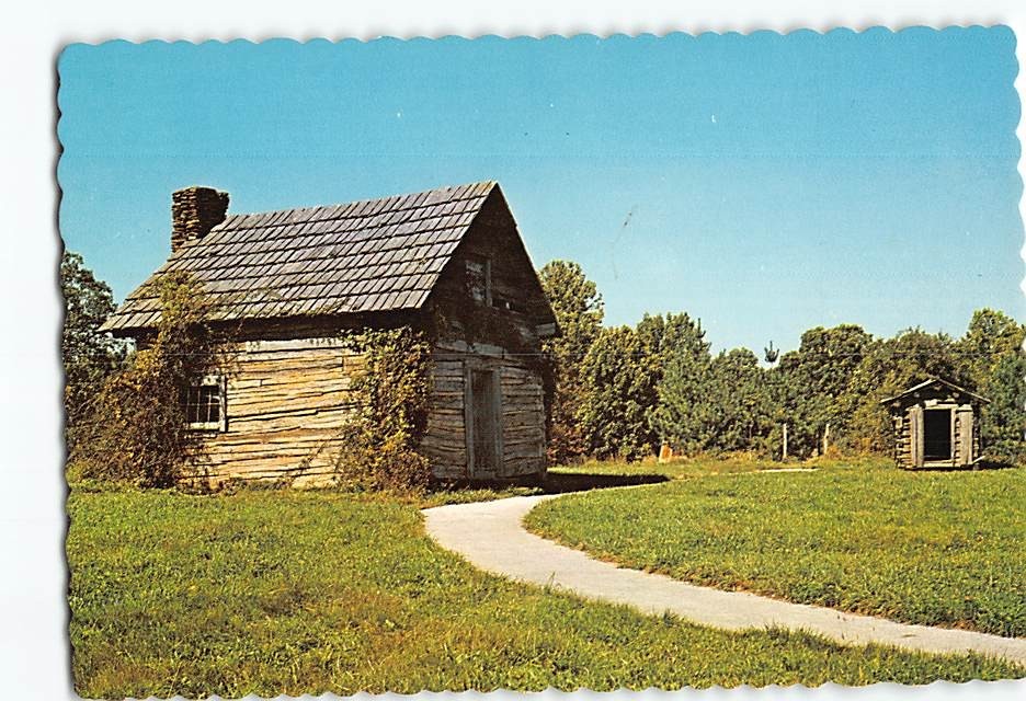 Postcard Puckett Cabin Blue Ridge Parkway Virginia USA