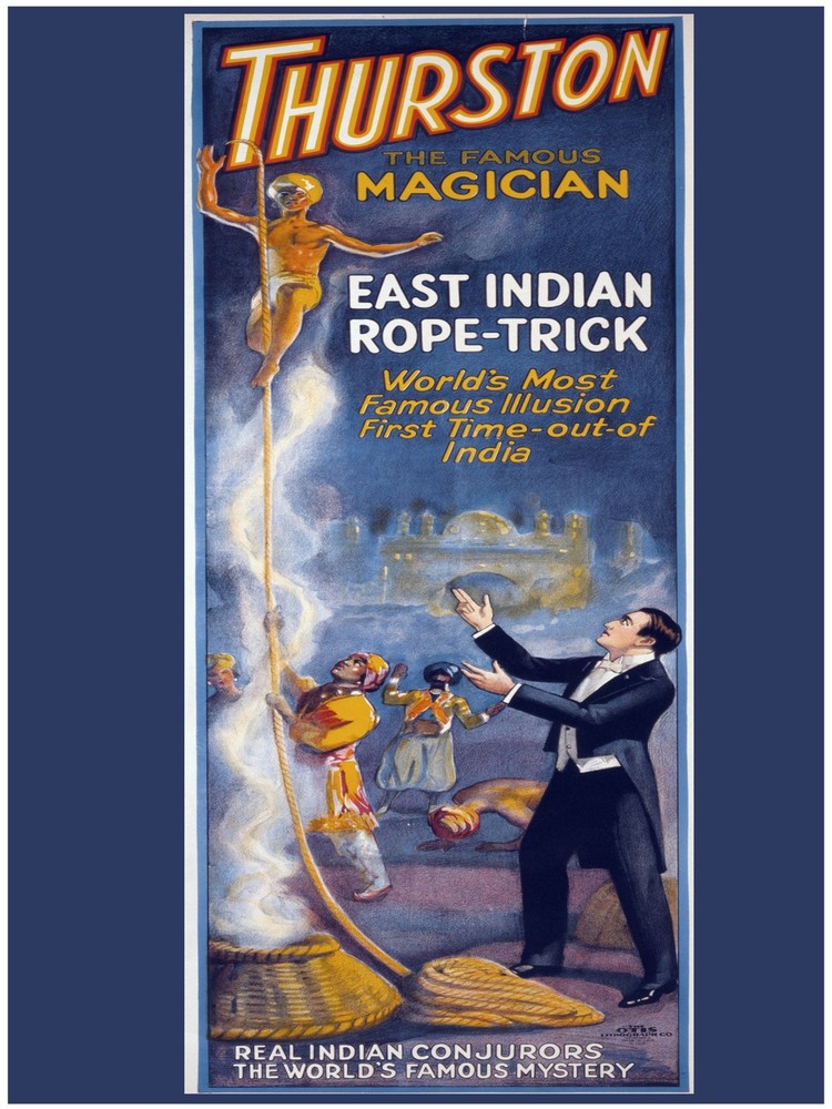 7475.Decoration Poster.Home Room design art.Decor.Thurston Magician.Magic show