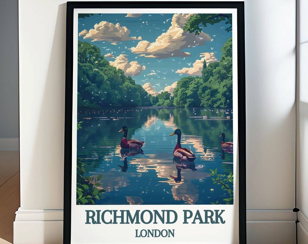 Richmond Streets Print Ichmond River Views Wall Art Vintage Richmond Travel