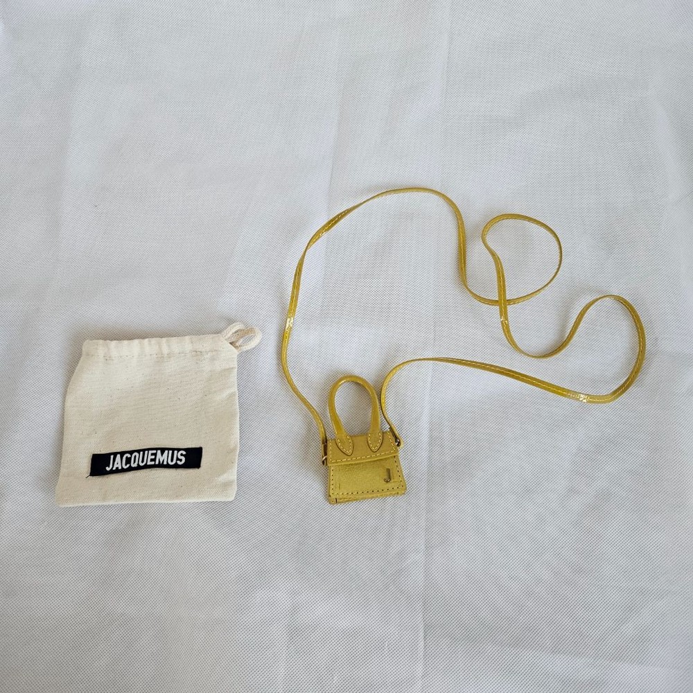 Jacquemus Le Petit Chiquito yellow crossbody bag