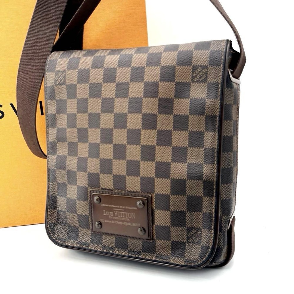 Authentic Louis Vuitton Damier Brooklyn PM Shoulder Bag Ready to Ship