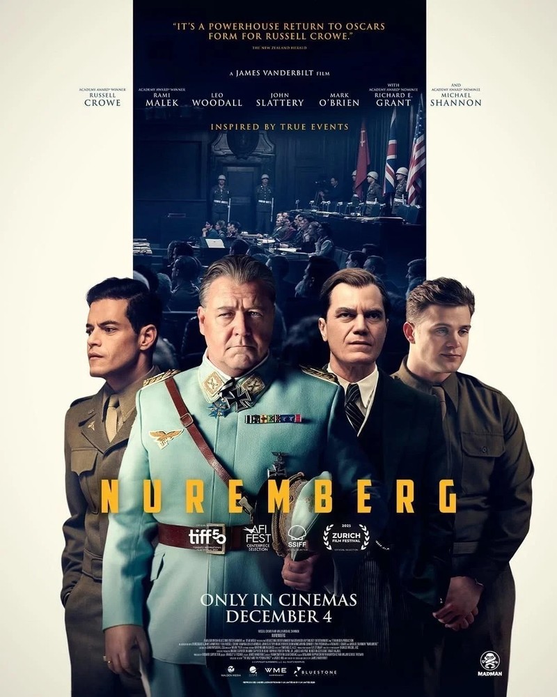 Nuremberg Movie Poster 2025 Historical Drama Film Art Print