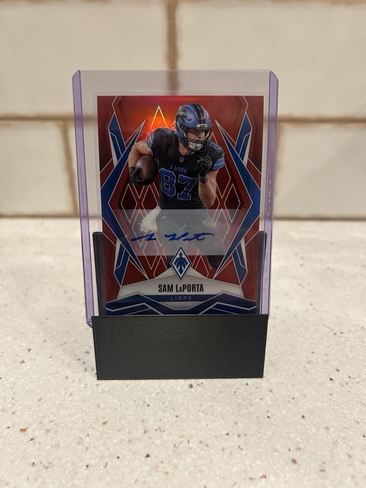 2025 Panini Phoenix - Sam Laporta Autograph #44 Red /99 🔥🔥 Super Clean