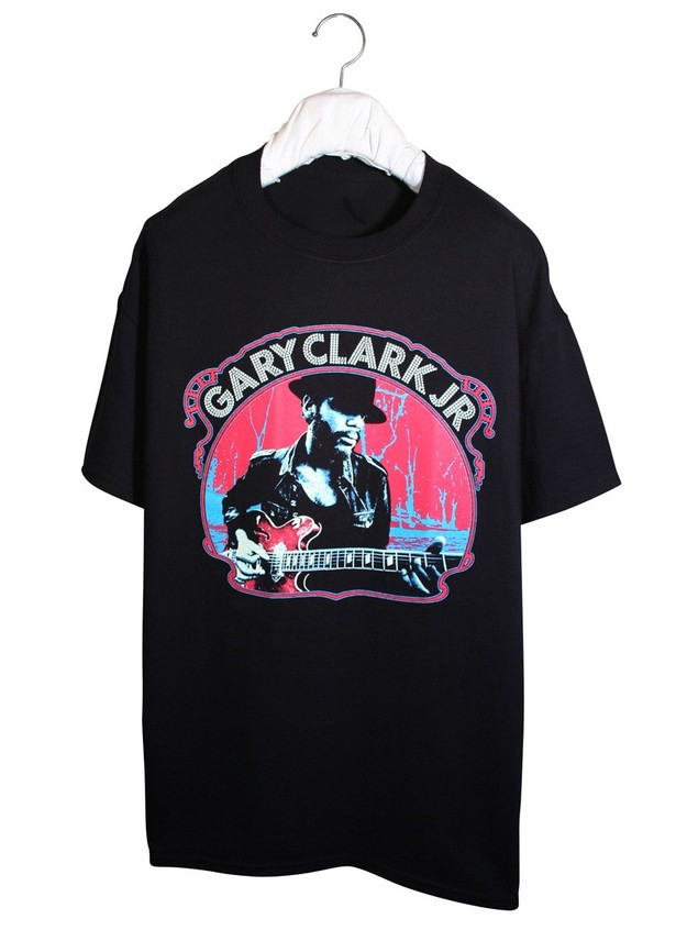 Vtg Gary Clark Jr Short Sleeve Cotton Black All Size T Shirt For Men MC331
