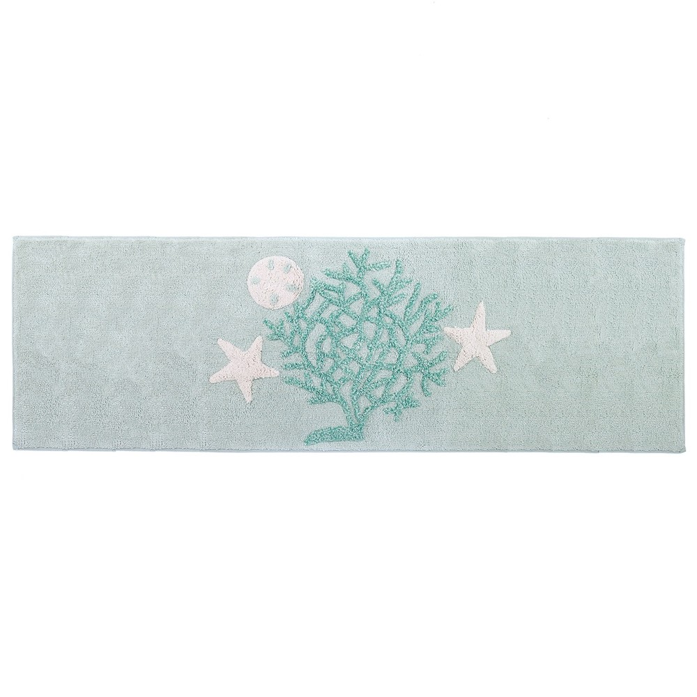 Avanti Linens Beachcomber Double-Vanity Bath Rug for Coastal Style