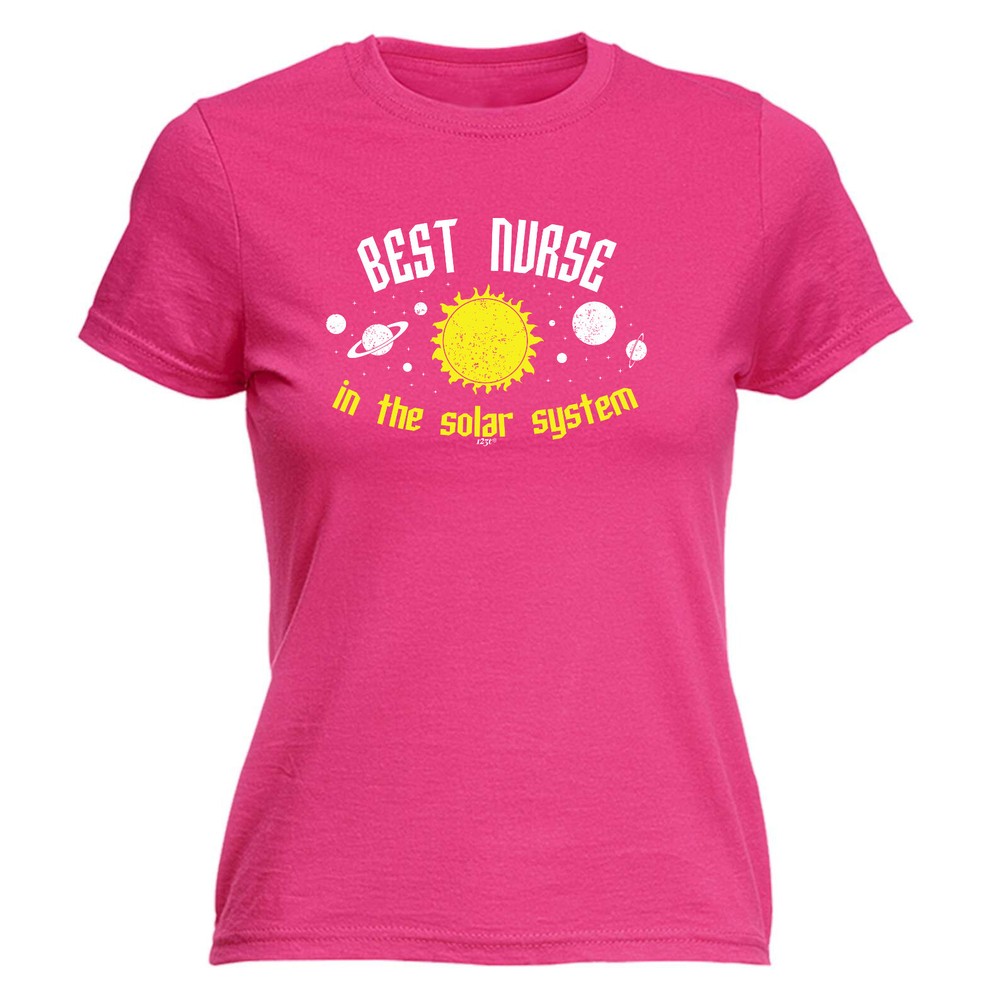 Best Nurse Solar System - Womens T Shirt Funny T-Shirt Novelty gift tshirt