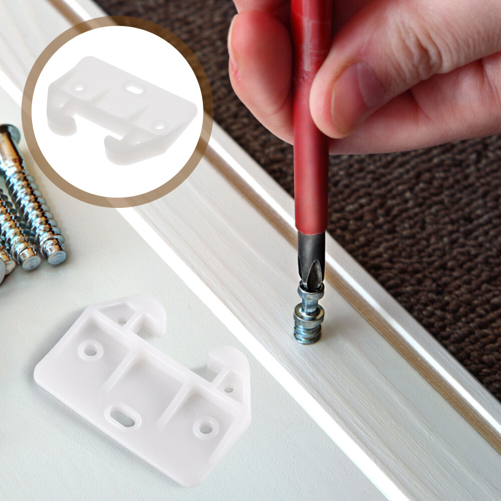 12 Pcs Drawer Tracks and Rails Kit Parts Replacement Slides