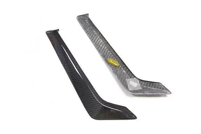 REAL CARBON FIBER FRONT FENDER SIDE VENT GARNISH TRIM FOR INFINITI Q60 Q50 2017+