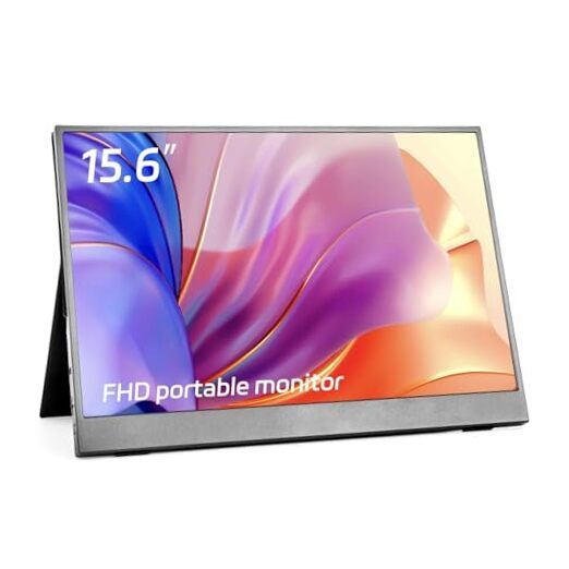 15.6 Inch Portable Laptop Monitor with USB C HDMI - HDR Eye Careful Gaming