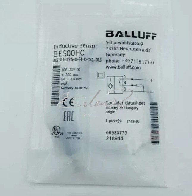 New BALLUFF BES 516-3005-G-E4-C-S49-00,3 Sensor&Proximity Switch 1PCS