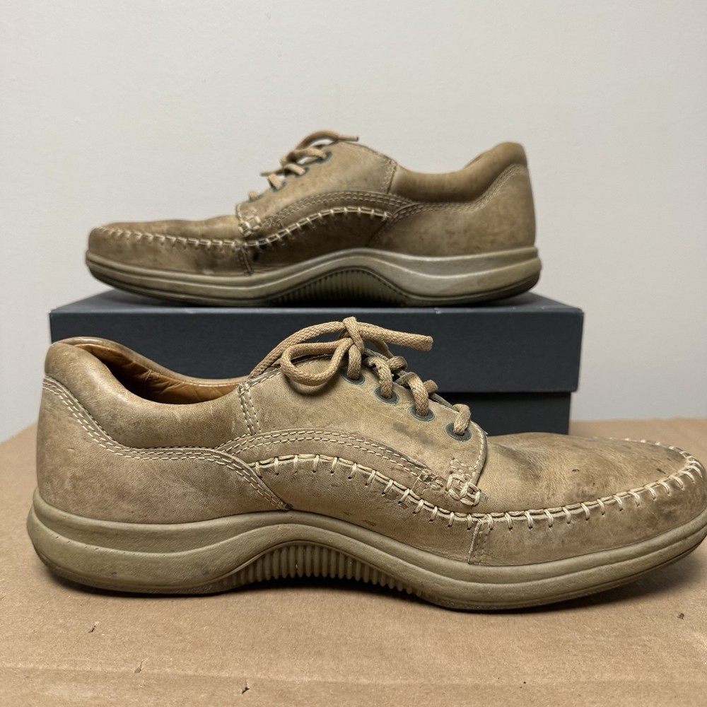 ECCO  Men’s Size EU 45 Leather Lace Shoes Brown