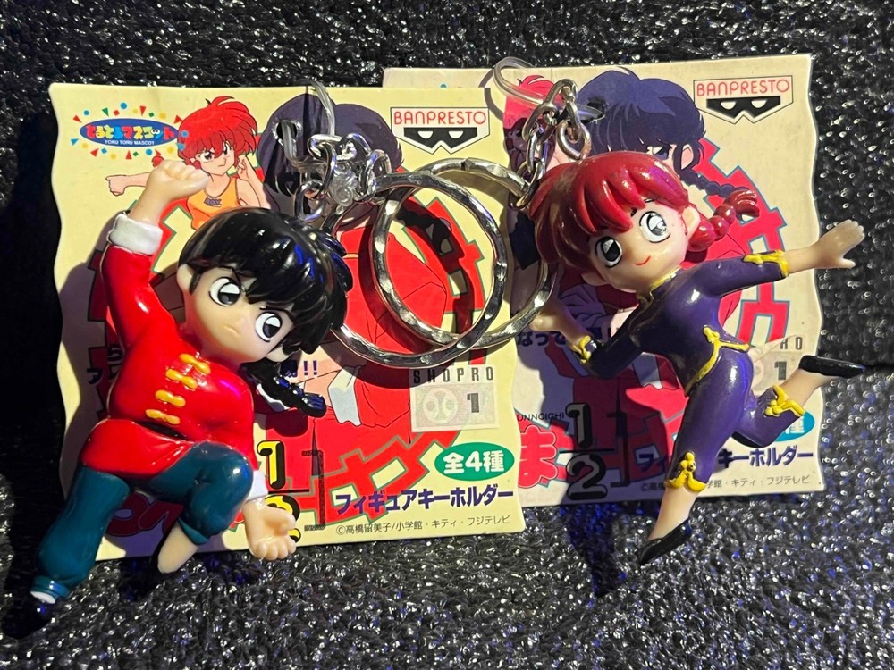 Ranma 1/2 Figure Keychain Banpresto Japan Anime Vintage Rare Rumiko Takahashi