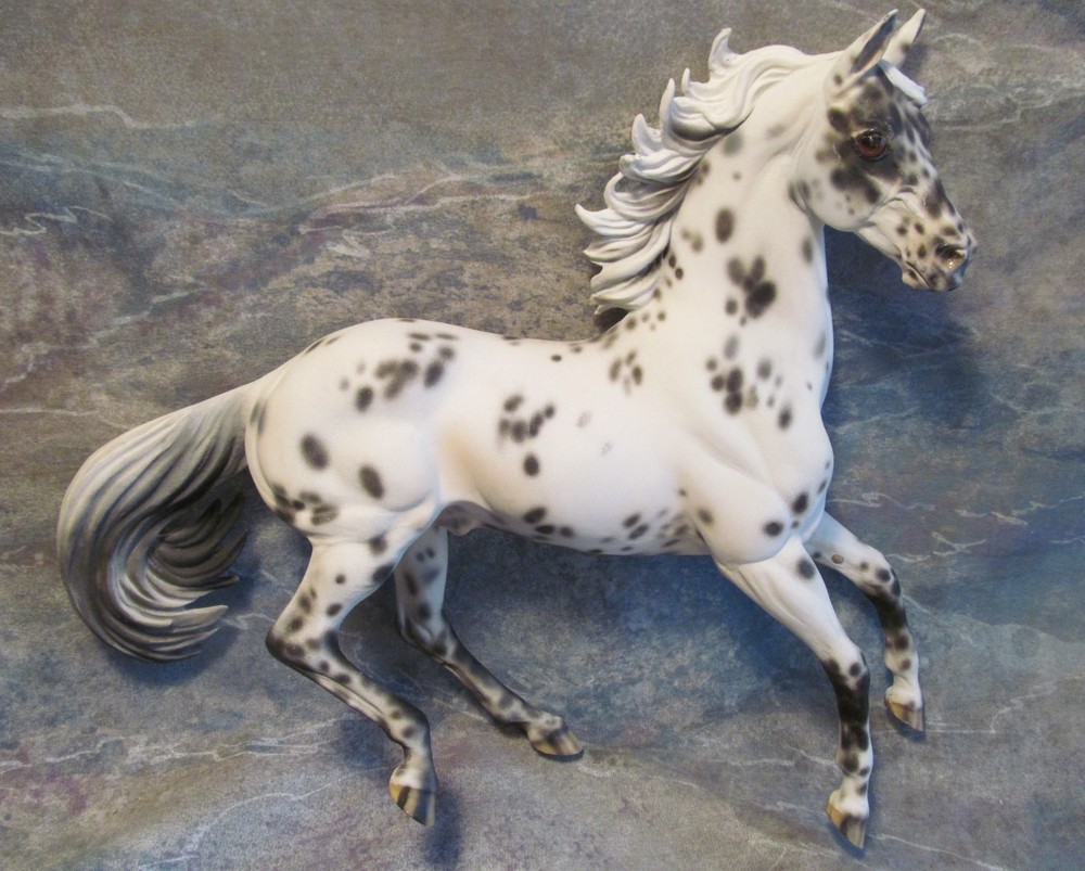 Gorgeous Leopard Appaloosa Artist's Resin Horse 