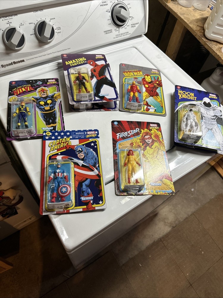 Marvel Legends Retro 3.75 Action Figures WAVE 7 Complete Set Of 8 Kenner 2022