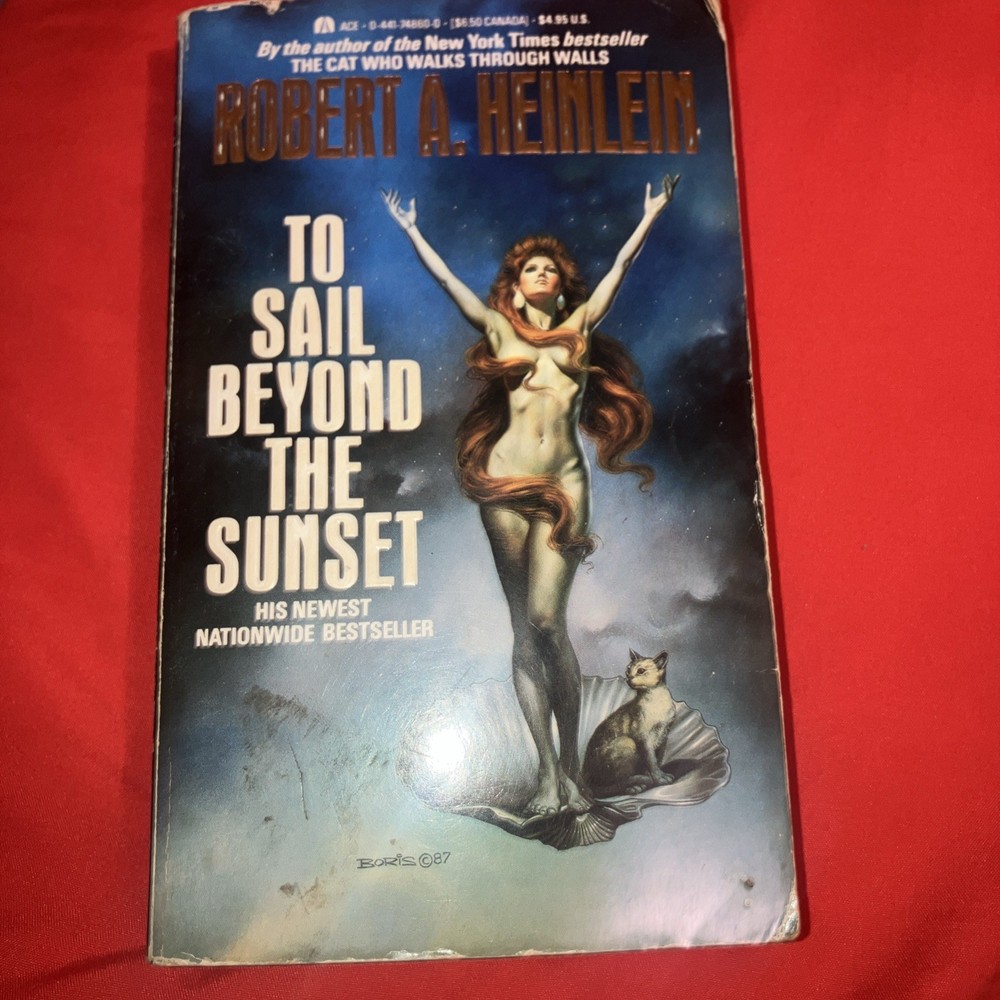 To Sail Beyond The Sunset By Robert A Heinlein (1988, Paperback) ACE  Sci-Fi