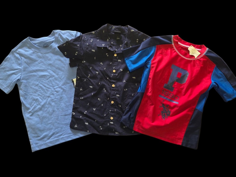 Nwt/ Nwot Boys Size 4 Shirt Lot Polo