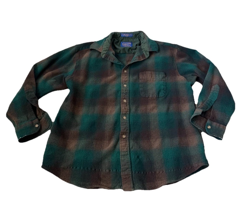 Pendleton 100% Pure Virgin Wool Button Up Size XL