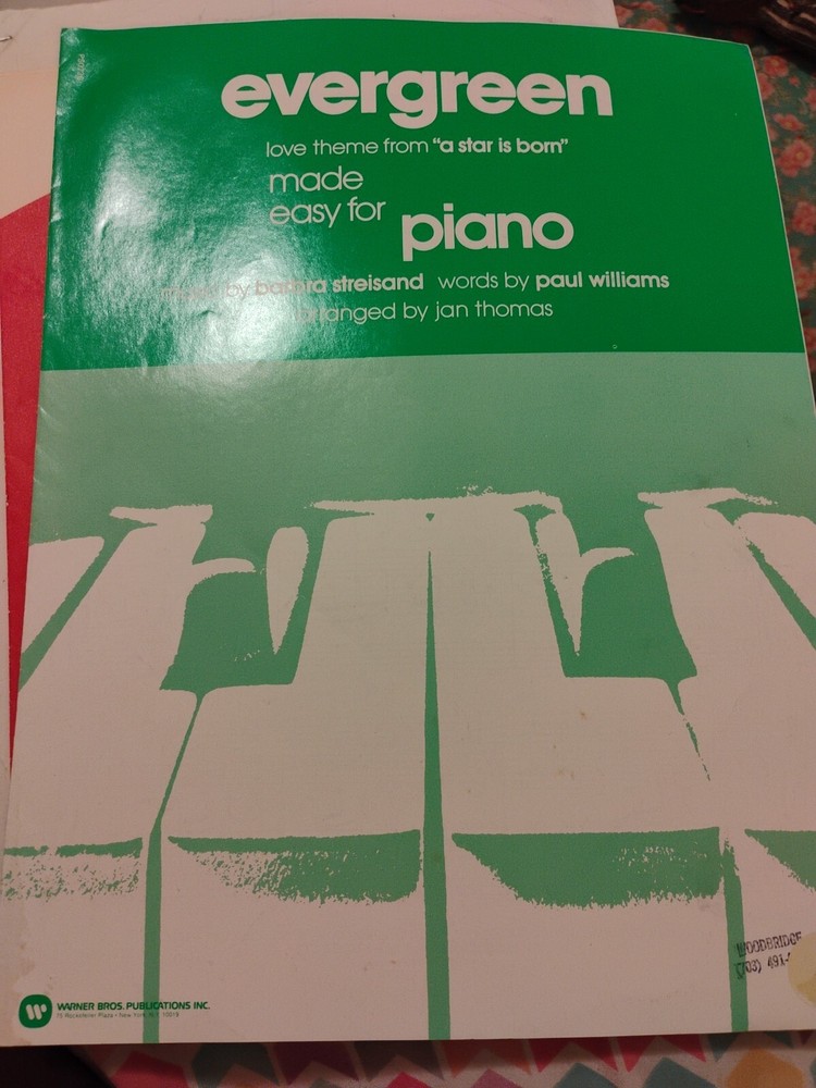 Evergreen - Sheet Music - Love Theme from 