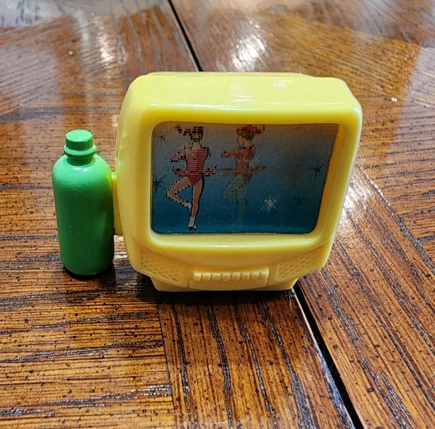 Fisher Price My Loving Family Doll House - Television TV - Vintage Toy