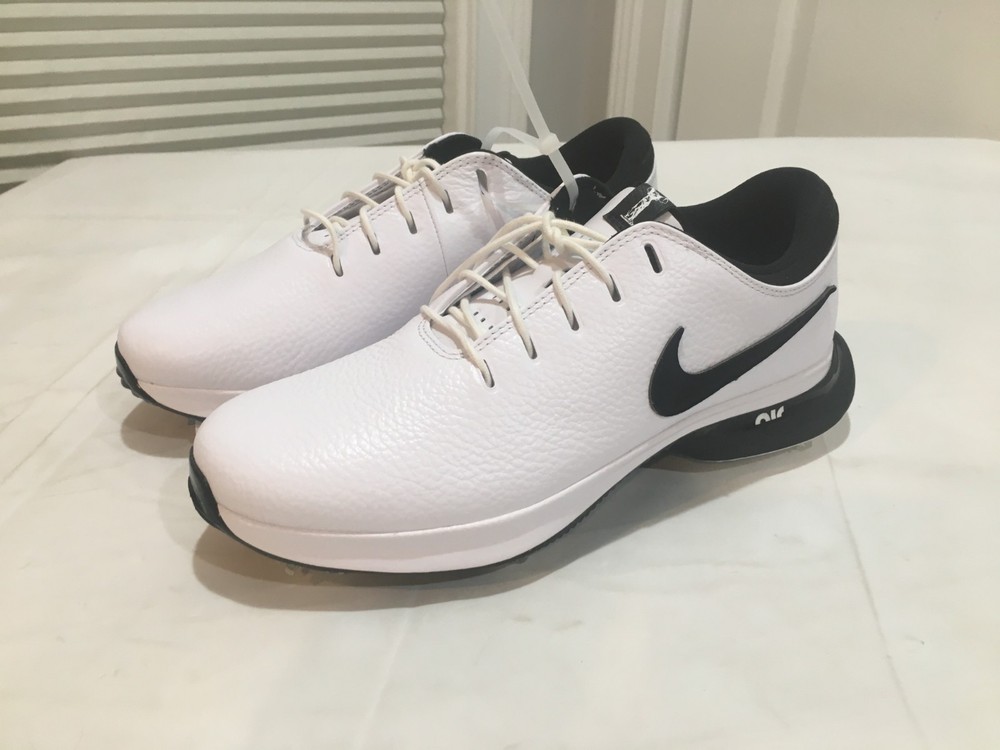 NEW $190.00 Nike Golf Men Air Zoom Victory Tour 3 Shoes White / Black Size 8.5