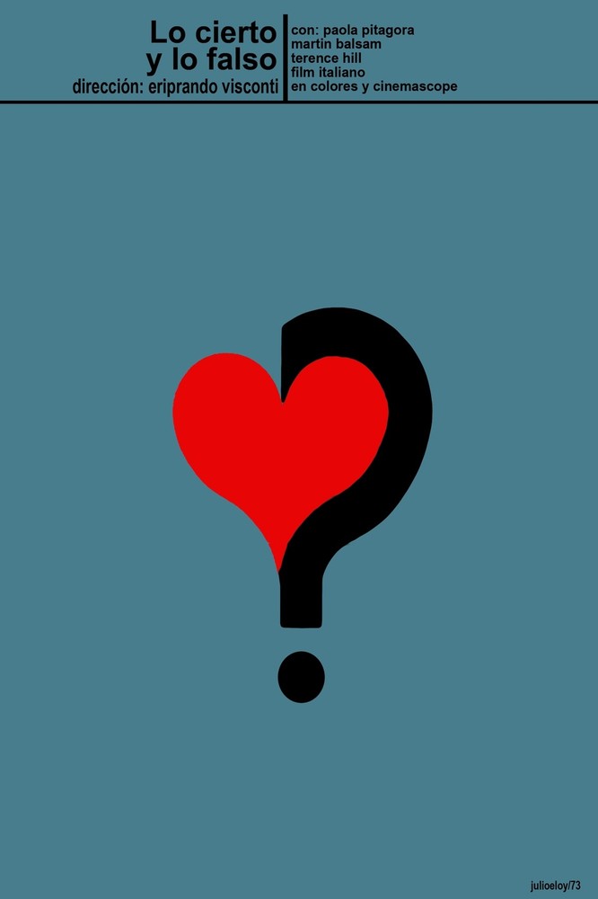 4407.Lo cierto y lo falso.Question mark.Movie POSTER.Decoration.Fine Art.Love