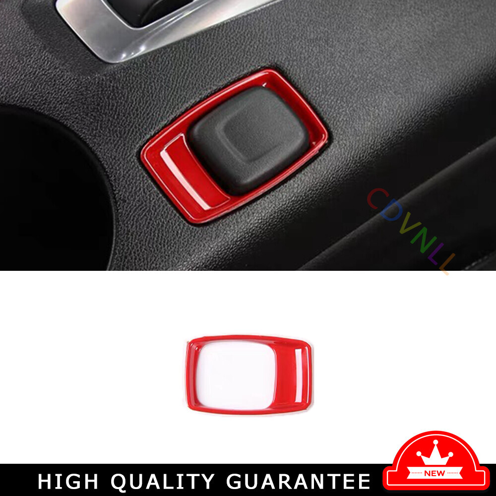 Car Console Cigarette Lighter Cover Trim For Chevrolet Camaro 2017-23 Bright Red