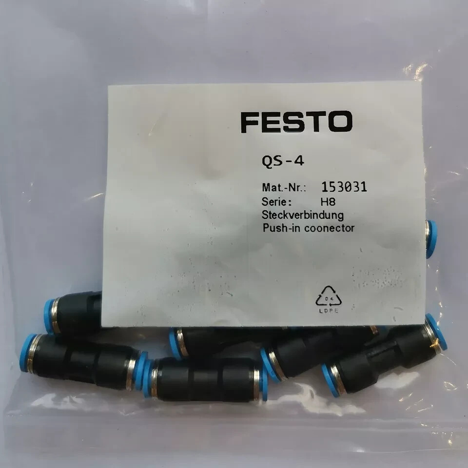 10PCS/bag Festo QS-4 153031 Connector New Free Shipping QS4