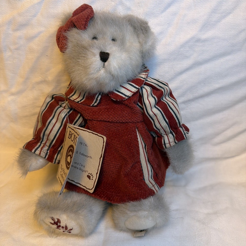 Boyds Bear The Head Bean Collection Annie B Fallsworth Plush Best Dressed Series