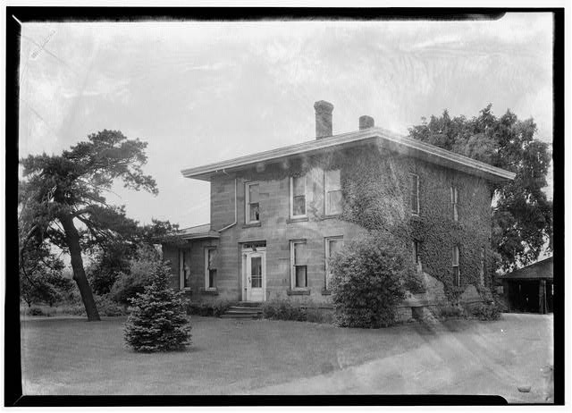 Photo:Historic American Buildings Survey House 1936 Ivy Covered Brick Home