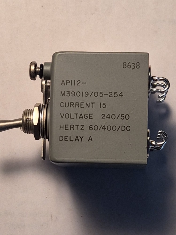 AIRPAX Circuit Breaker, AP112-, M39019/05-294, NSN 5925-01-038-4066, NOS.