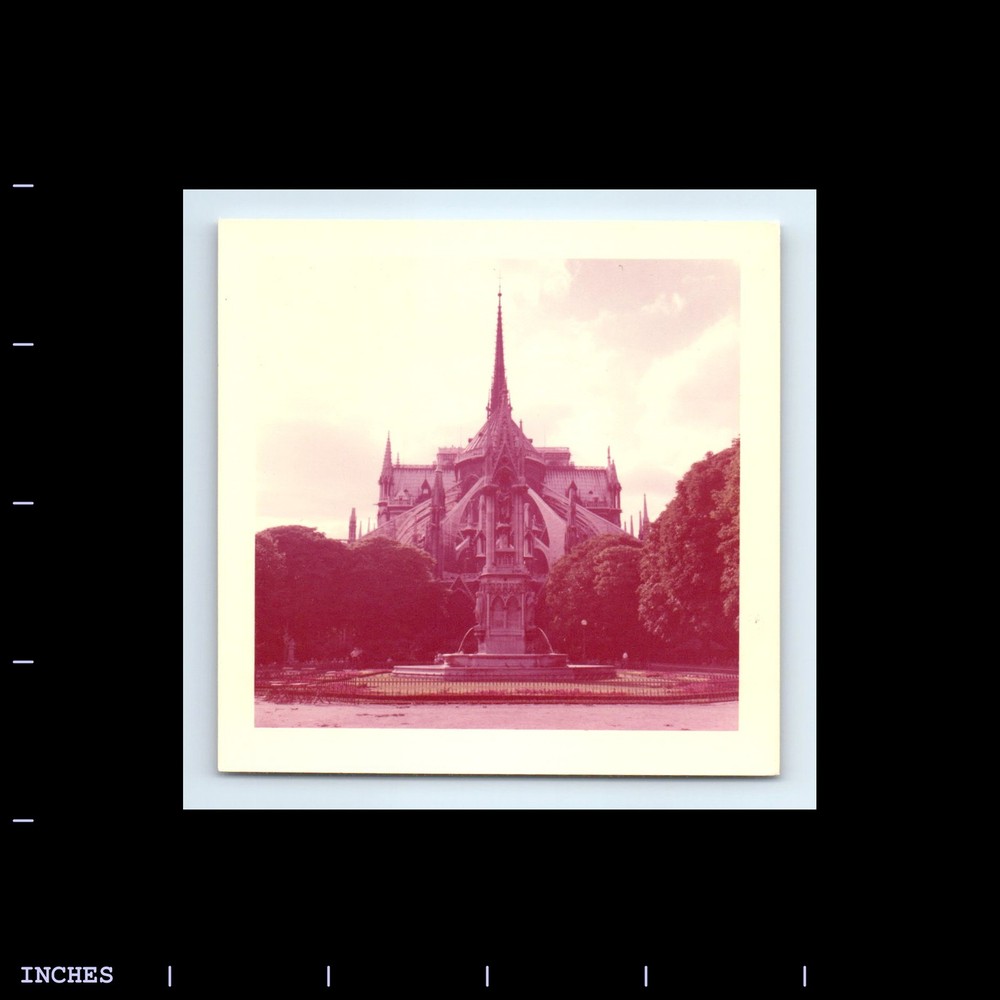 Square Color Photo NOTRE DAME DE PARIS FRANCE