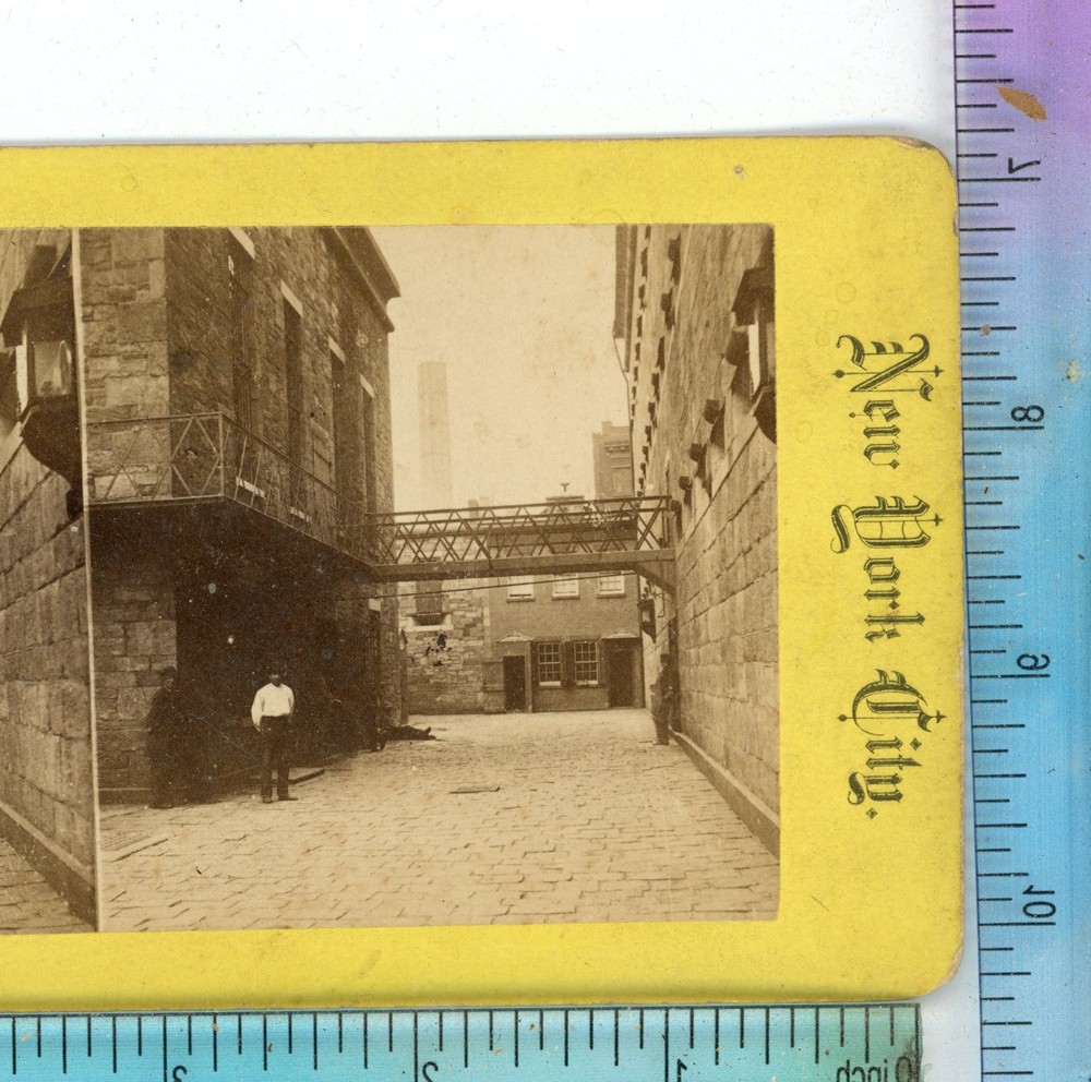 The Tombs New York City NY Stereoview