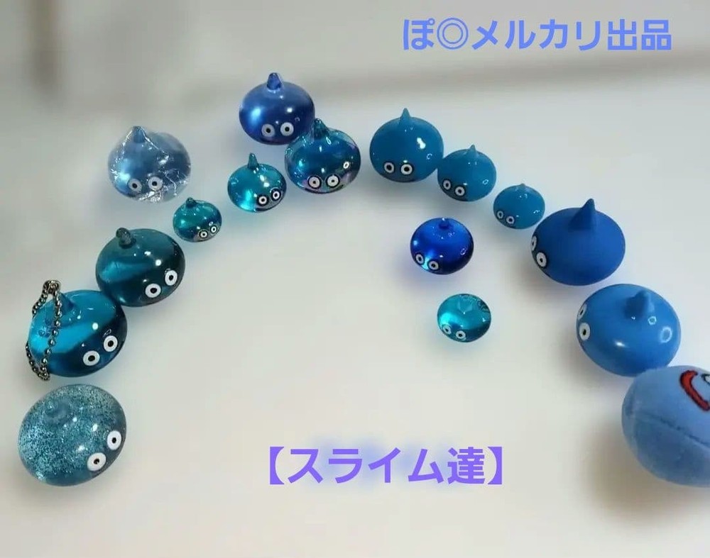 Dragon Quest Slime 16 Pcs Acrylic Figure Set Collectible Toys Rare Limited