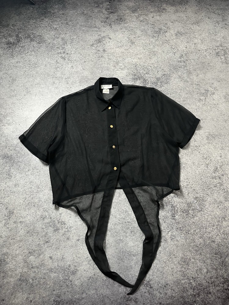 🔥Gothic Jean Paul Gaultier Style Mesh 90's Y2k Vinatge Shirt Cop Copine Vibe