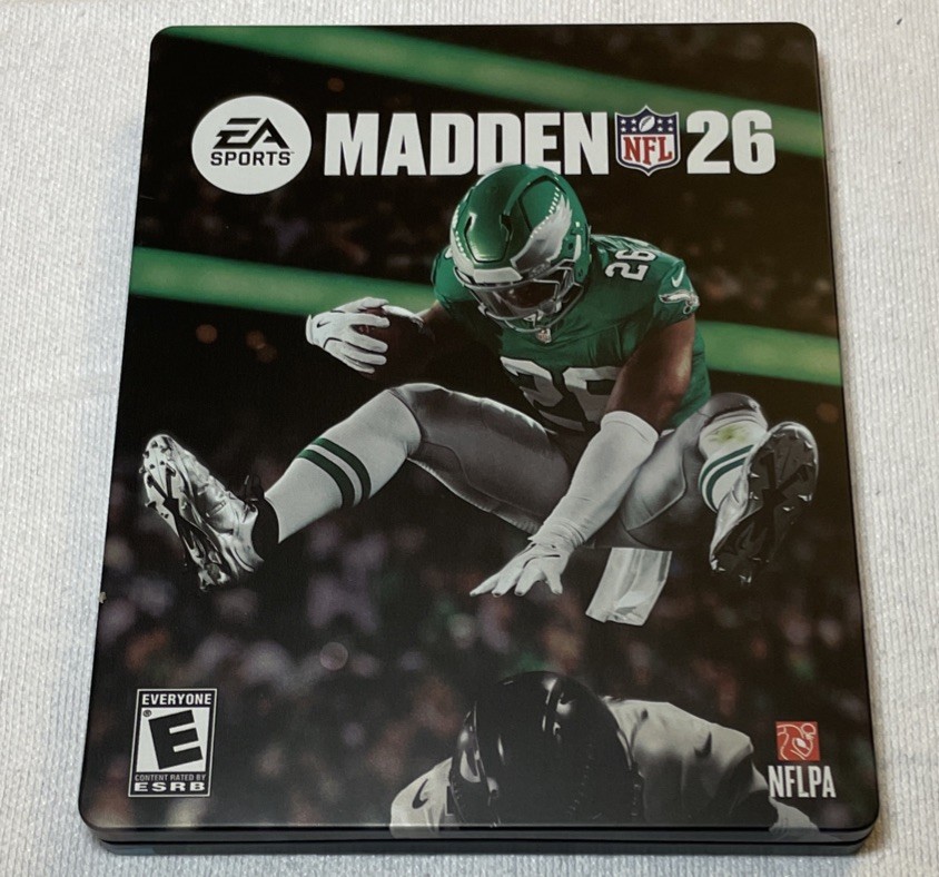 New Madden NFL 26 Steelbook PlayStation 5 PS5 XBOX US Version NO GAME EA Sports