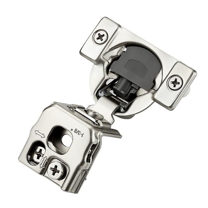 60 Pack 30 Pairs 1-3/8 inch Overlay Soft Close Hinges for Kitchen Cabinet Hin...