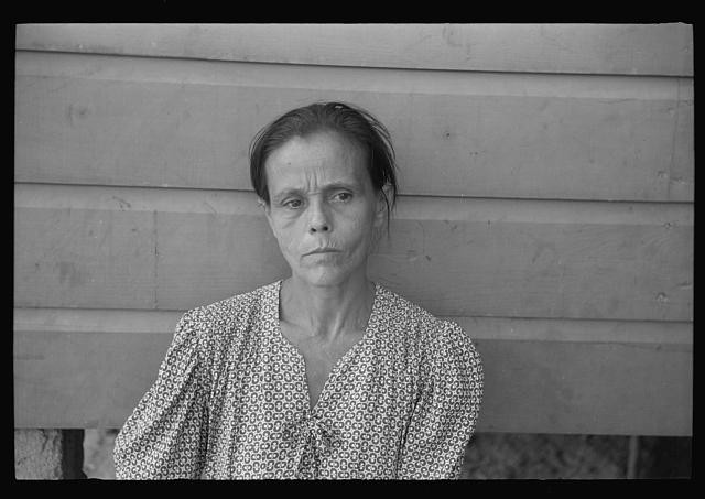 Photo:Corozal Puerto Rico 1941 Woman Farmer's Wife Portrait