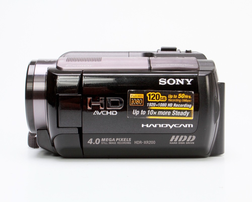 Sony HDR-XR200V High Definition Camcorder, 120 GB HD, Black, Nightshot Mode