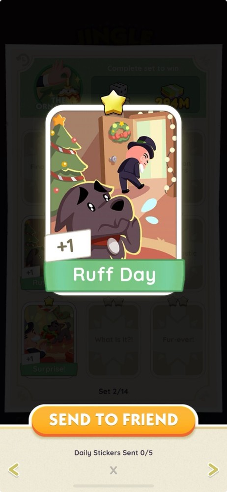 Ruff Day - Monopoly GO! 1⭐ Sticker (Read Description) Instant Delivery