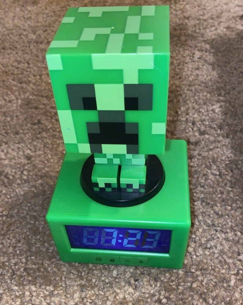 Paladone Minecraft Creep Alarm Clock