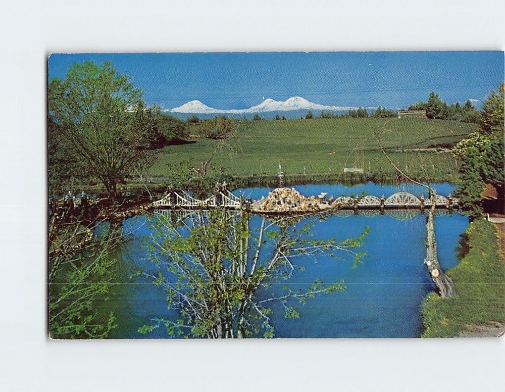 Postcard Petersen Rock Gardens Redmond Oregon USA