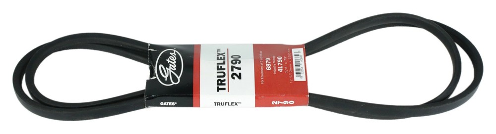 Gates TruFlex FHP V-Belt 1/2 Inch x 79 Inch 38 Degree Pulley Angle Model ID 2790
